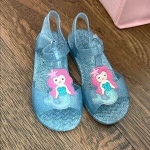 Old Navy Shimmering Blue Mermaid Kids Sandals